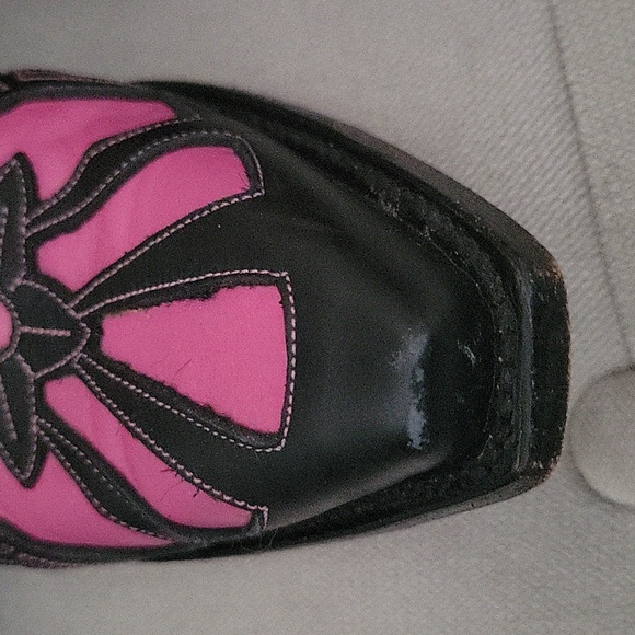 Lane boots, pink and black size 8.5. - Picture 5 of 9